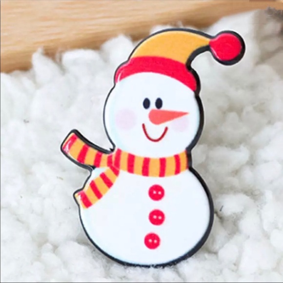 Accessories - SNOWMAN ENAMEL PIN